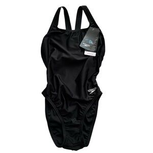 Speedo Women’s Pro LT Swimsuit – Black (Size 28) – New with Tags